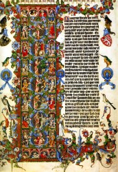 Beginning of Genesis, The Wenceslas Bible c. 1389