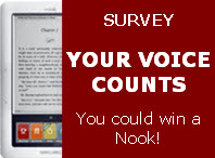 Survey Your Voice Counts You could win a Nook!
